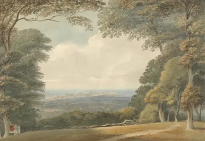 Distant View Of Windsor Castle