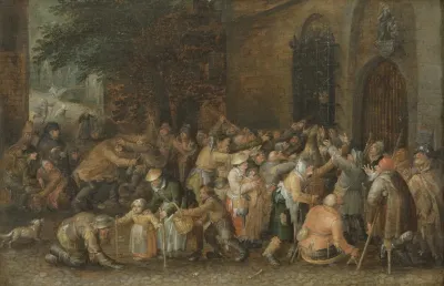 Distributing Alms
