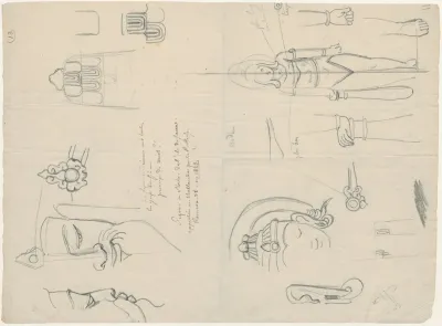 Diverse Fragmenten Van Javaanse Sculpturen