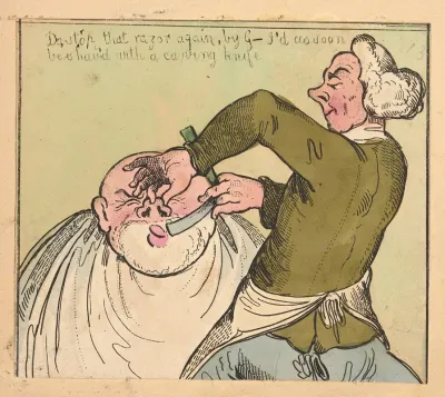 Do Stop That Razor Again By G Id As Soon Be Shavd With A Carving Knife