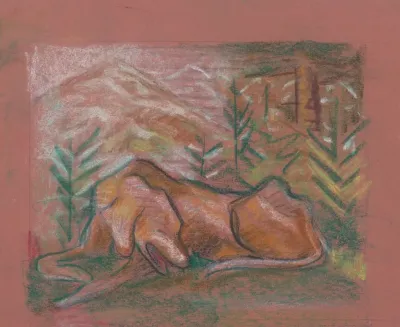 Dog In The Woods
