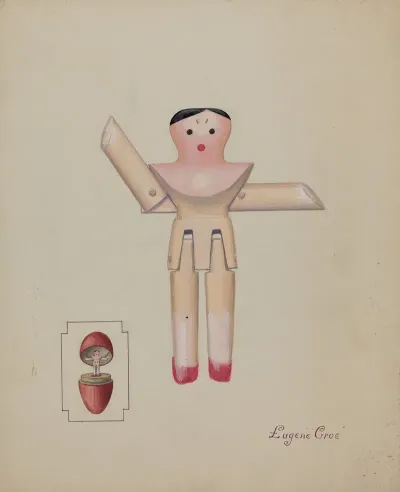 Doll In The Thimble Holder
