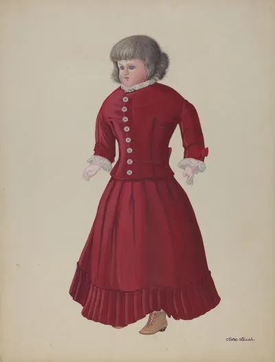 Doll With Grey Wig Matilda