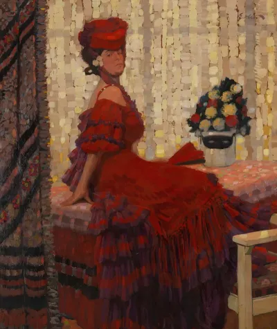 Domino Dame In Rot