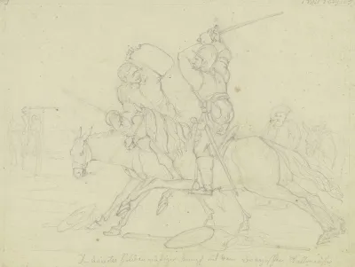 Don Quijotes Heldenmutiger Kampf Mit Dem Biskayischen Stallmeister