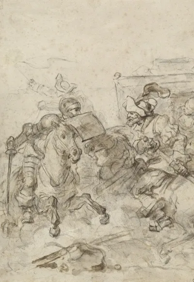 Don Quixote Attacking The Biscayan