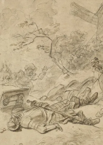 Don Quixote Defeated By The Windmill