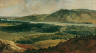 Donaulandschaft Vom Bisamberg Aus Gesehen