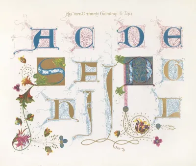 Dondorfs Alphabete Pl 06