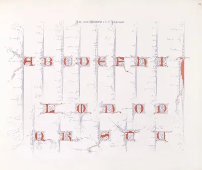 Dondorfs Alphabete Pl 08