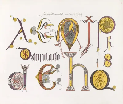 Dondorfs Alphabete Pl 10