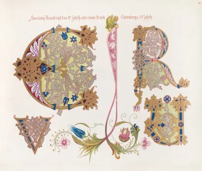 Dondorfs Alphabete Pl 13