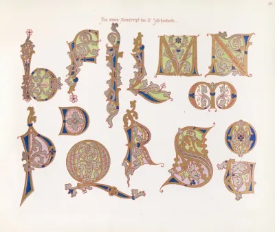 Dondorfs Alphabete Pl 15