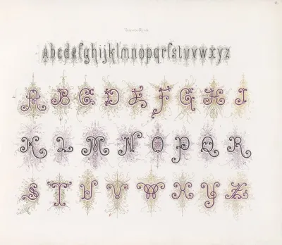 Dondorfs Alphabete Pl 28