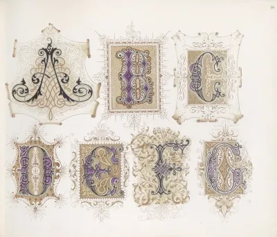 Dondorfs Alphabete Pl 36