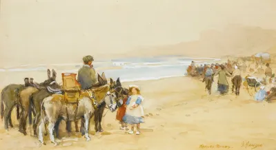 Donkey Rides On Whitley Sands
