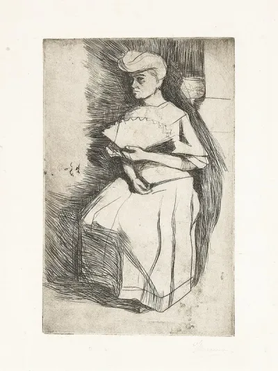Donna Con Ventaglio