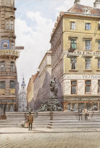 Donnerbrunnen Am Neuen Markt
