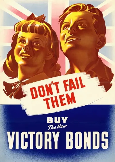 Dont Fail Them Buy The New Victory Bonds