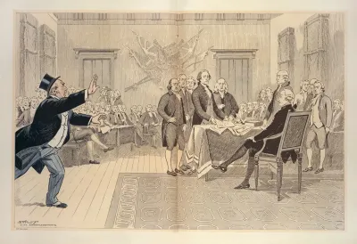 Dont Sign That Declaration Gentlemen Youll Hurt Business