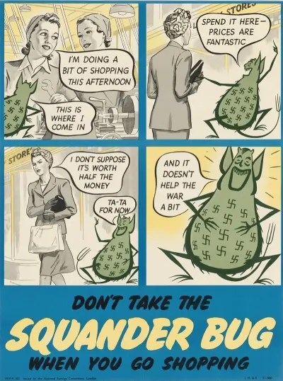 Dont Take The Squander Bug When You Go Shopping