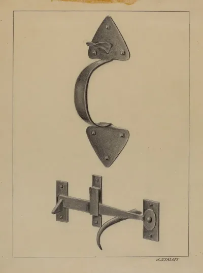 Door Handle And Thumb