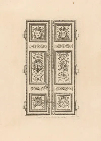 Door With Trophies And Paintings