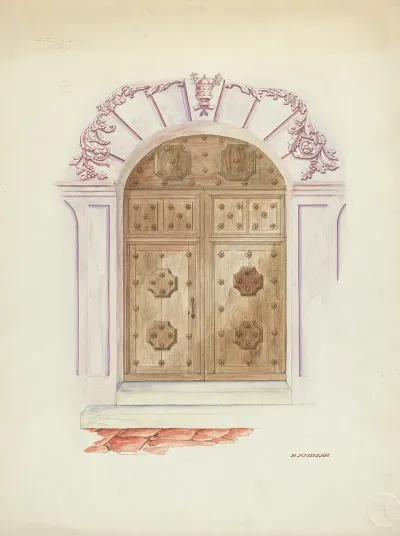 Doorway And Wall Painting 2