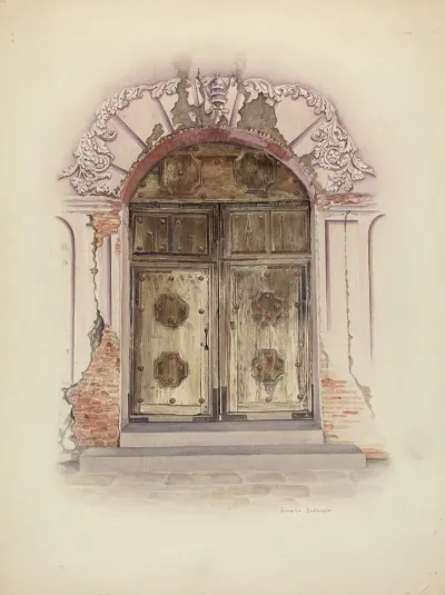 Doorway And Wall Painting
