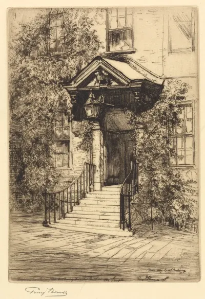 Doorway In Lambs Building
