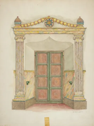 Doorway Wall Painting And Doors