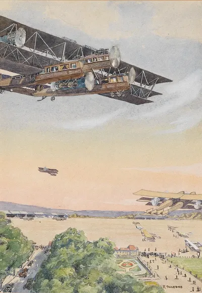 Doppeldecker Flugshow