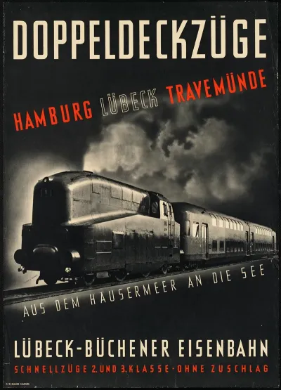 Doppeldeckzuge Hamburg Lubeck Travemunde Aus Dem Hausermeer An Die See