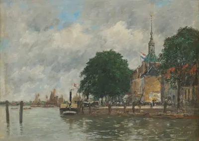 Dordrecht Un Quai Du Port