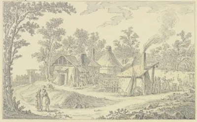 Dorflandschaft Vor Schmiede