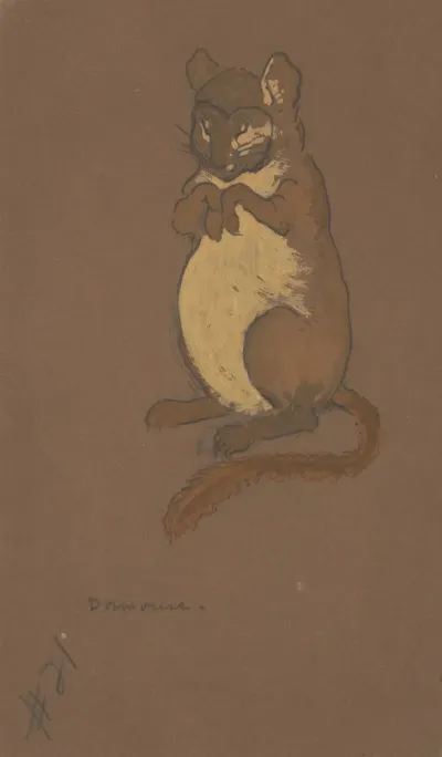 Dormouse Costume Design For Alice In Wonderland 1915