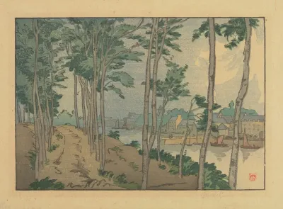 Douarnenez Entree De La Ria Du Port Rhu Vu De Treboul