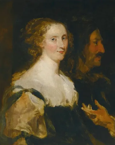 Double Portrait Of A Man And Woman