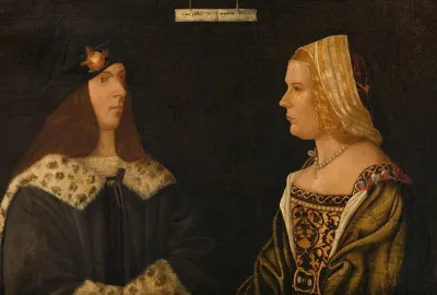 Double Portrait Of A Young Man And Young Woman