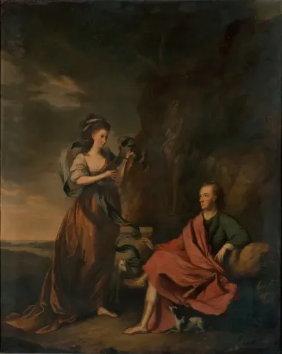 Double Portrait Of Arthur Wolfe And His Wife Anne