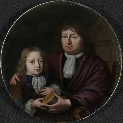 Double Portrait Of Isaac Pontanus And Hendrik Van Beek