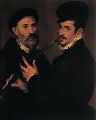 Double Portrait Of Musicians