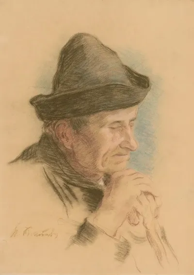 Dozing Old Man