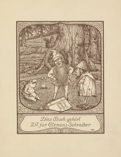 Dr Klemens Schreiber Ekslibris