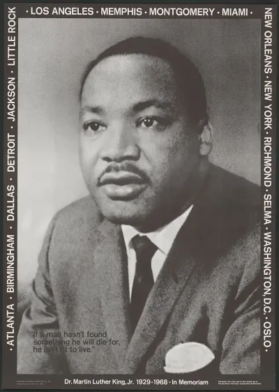 Dr Martin Luther King Jr 1929 1968 In Memoriam