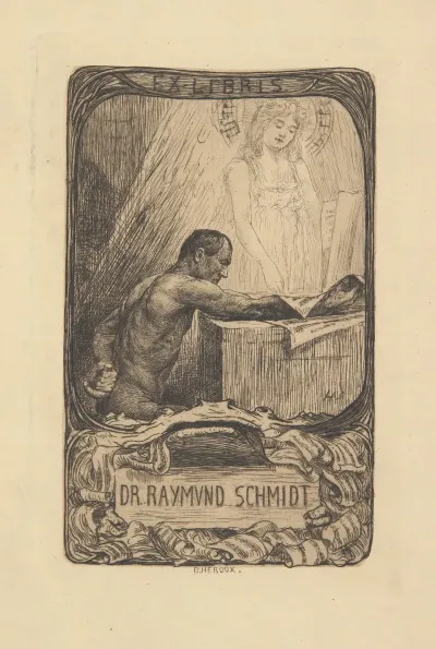 Dr Raymund Schmidt 1853 1933 Ekslibris 2
