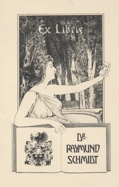 Dr Raymund Schmidt 1853 1933 Ekslibris 3