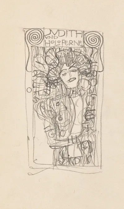 Draft For The Painting Judith I