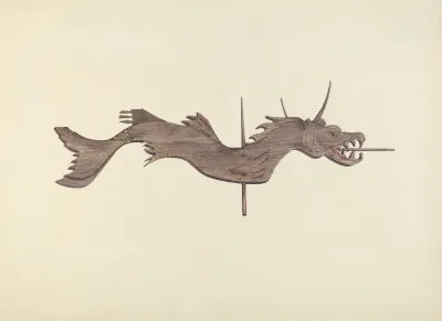 Dragon Weather Vane By Dorothy Hay Jensen