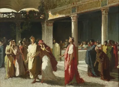 Dramatic Scene In A Court 2